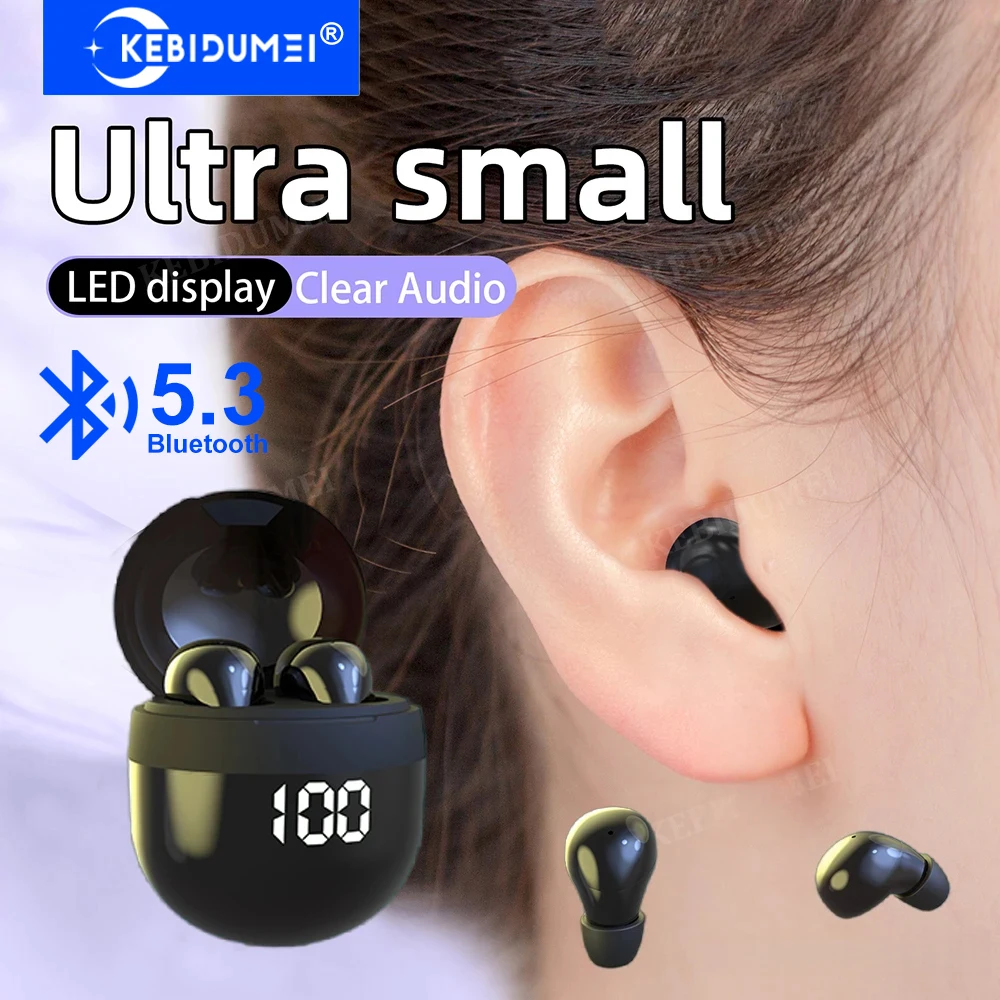 Japanese Electronics Gadgets - KEBIDUMEI invisible Mini Earphones Bluetooth 5.3