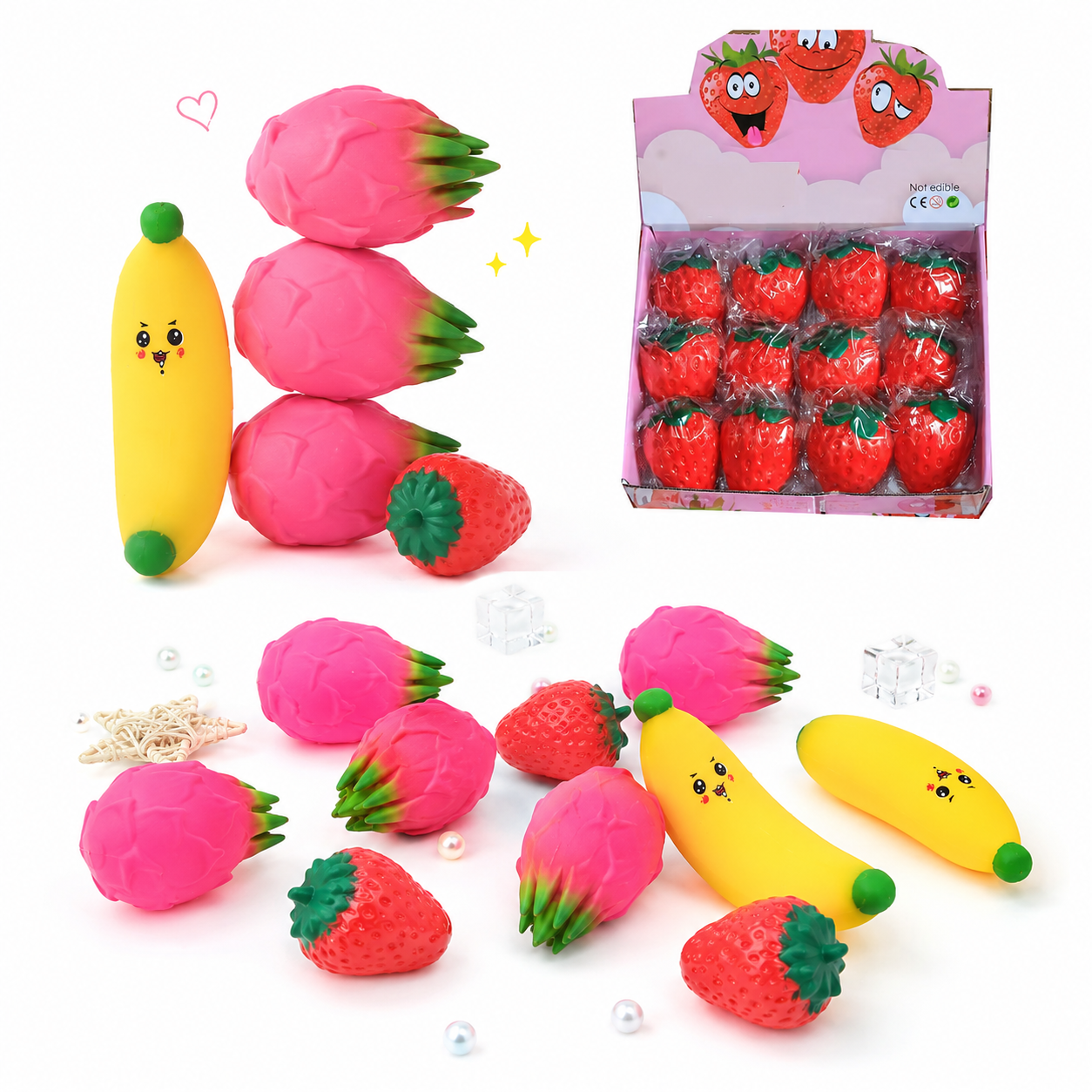 Electronics Gadgets For Kids - Fruit Maltose Squishy Toys Can Shaped
