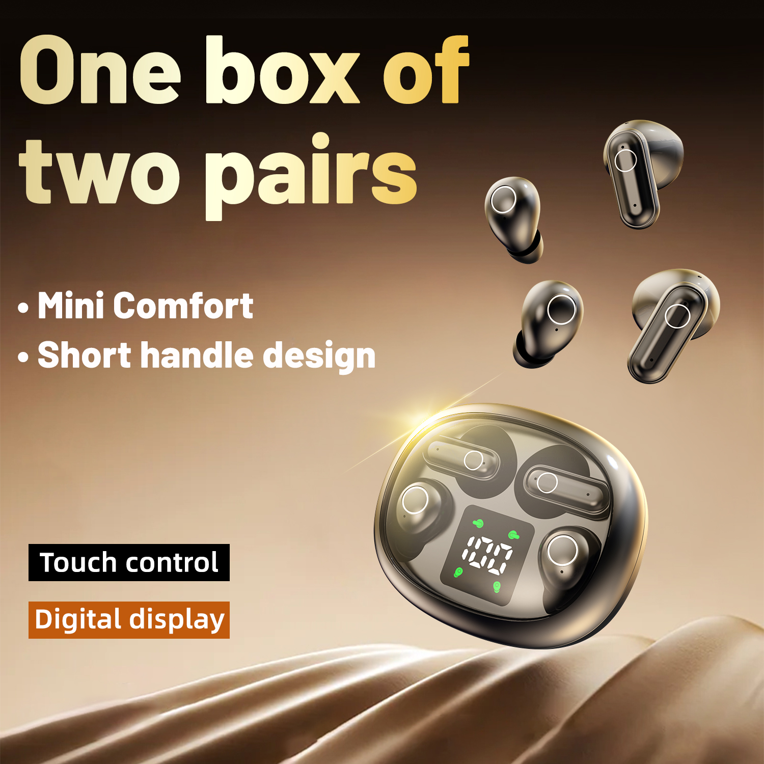 Japanese Electronics Gadgets - Mini Sleep Earbuds Sports Wireless Bluetooth