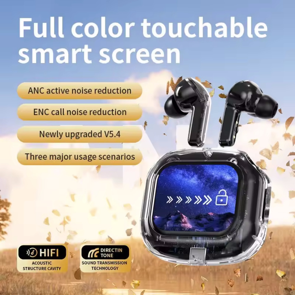 Japanese Electronics Gadgets - Wireless Bluetooth-compatible Earphones Intelligent Touch Color