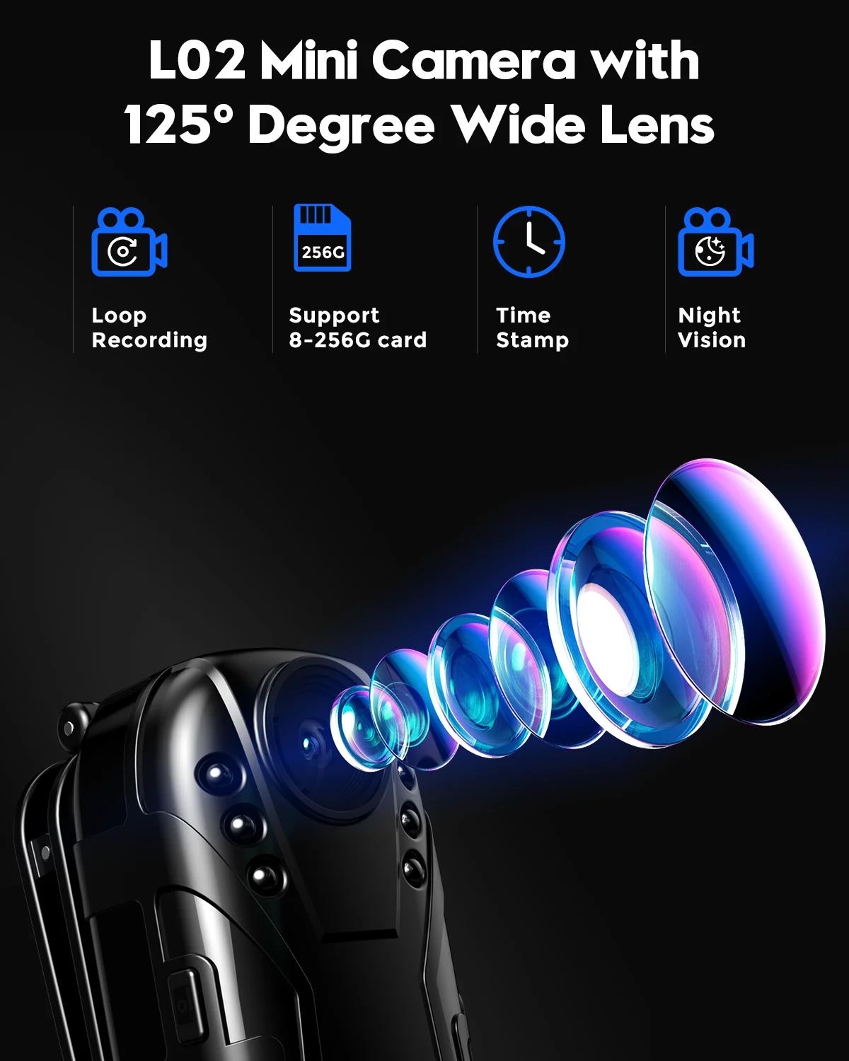 Boblov L02 1080P Infrared nigh - Compact Camera Mirrorless บทวิจารณ์และราคา
