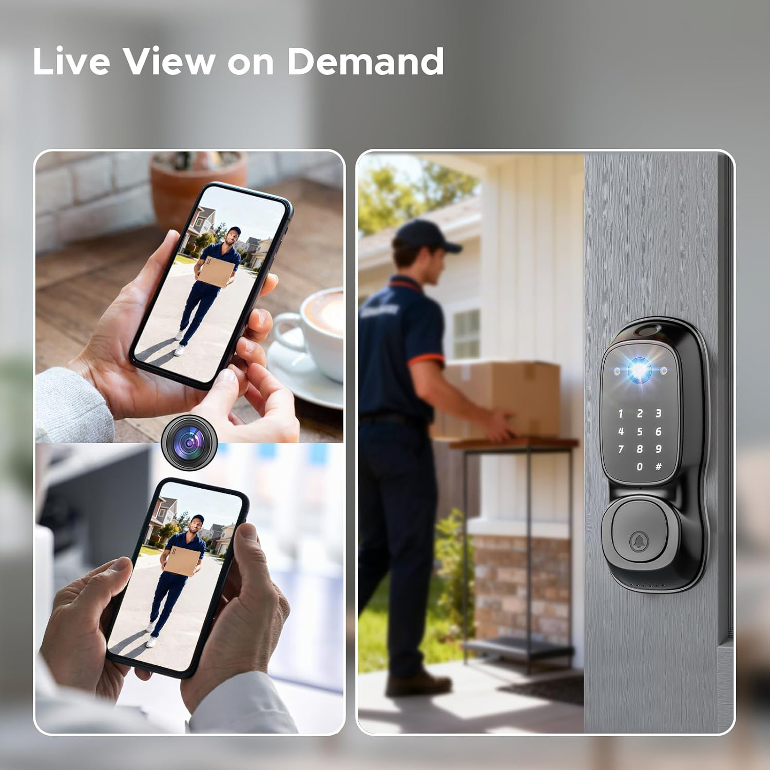 Tuya Wifi Smart Door Lock ‎Cam - Electronics & Gadgets Icon บทวิจารณ์และราคา