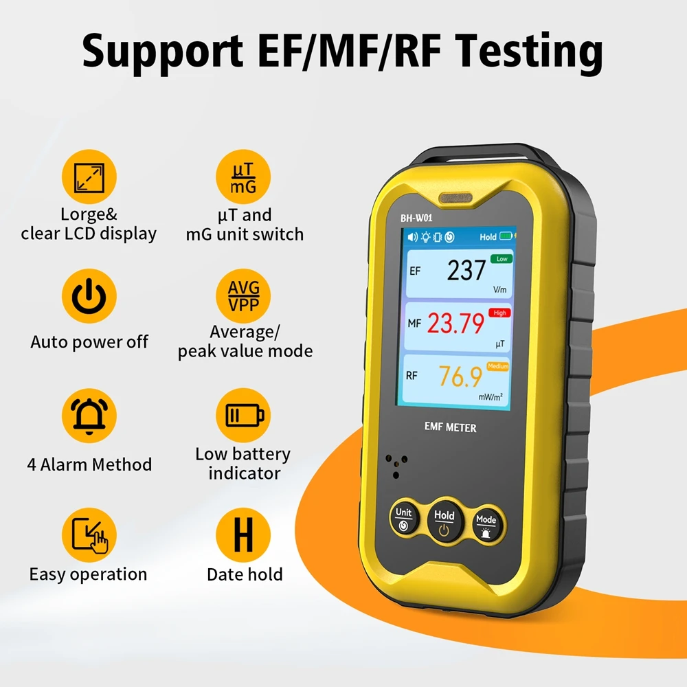 3in1 EMF Meter Electric Field  - Electronics Quiz บทวิจารณ์และราคา