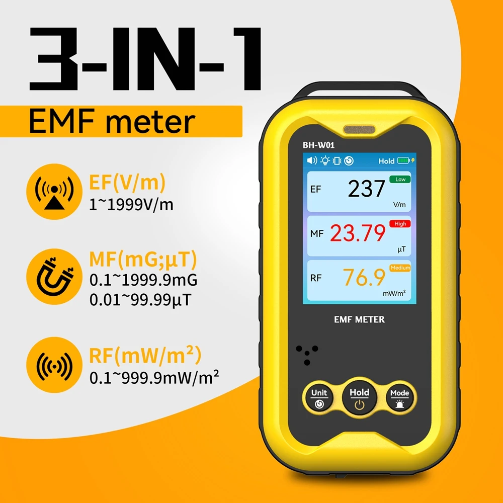 3in1 EMF Meter Electric Field  - Electronics Quiz บทวิจารณ์และราคา