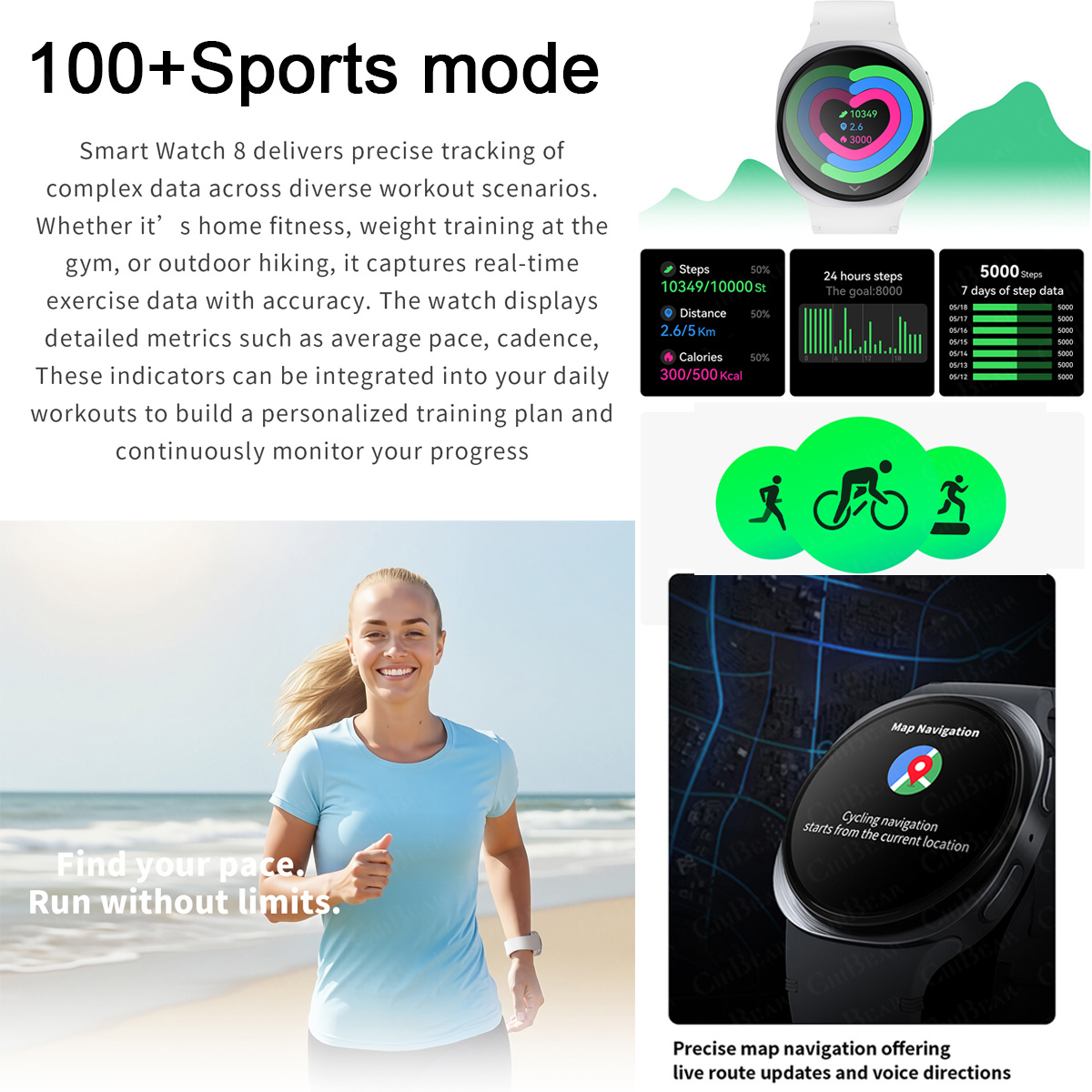2026 New Watches 8 Mini GPS Tr - Electronics Quiz บทวิจารณ์และราคา