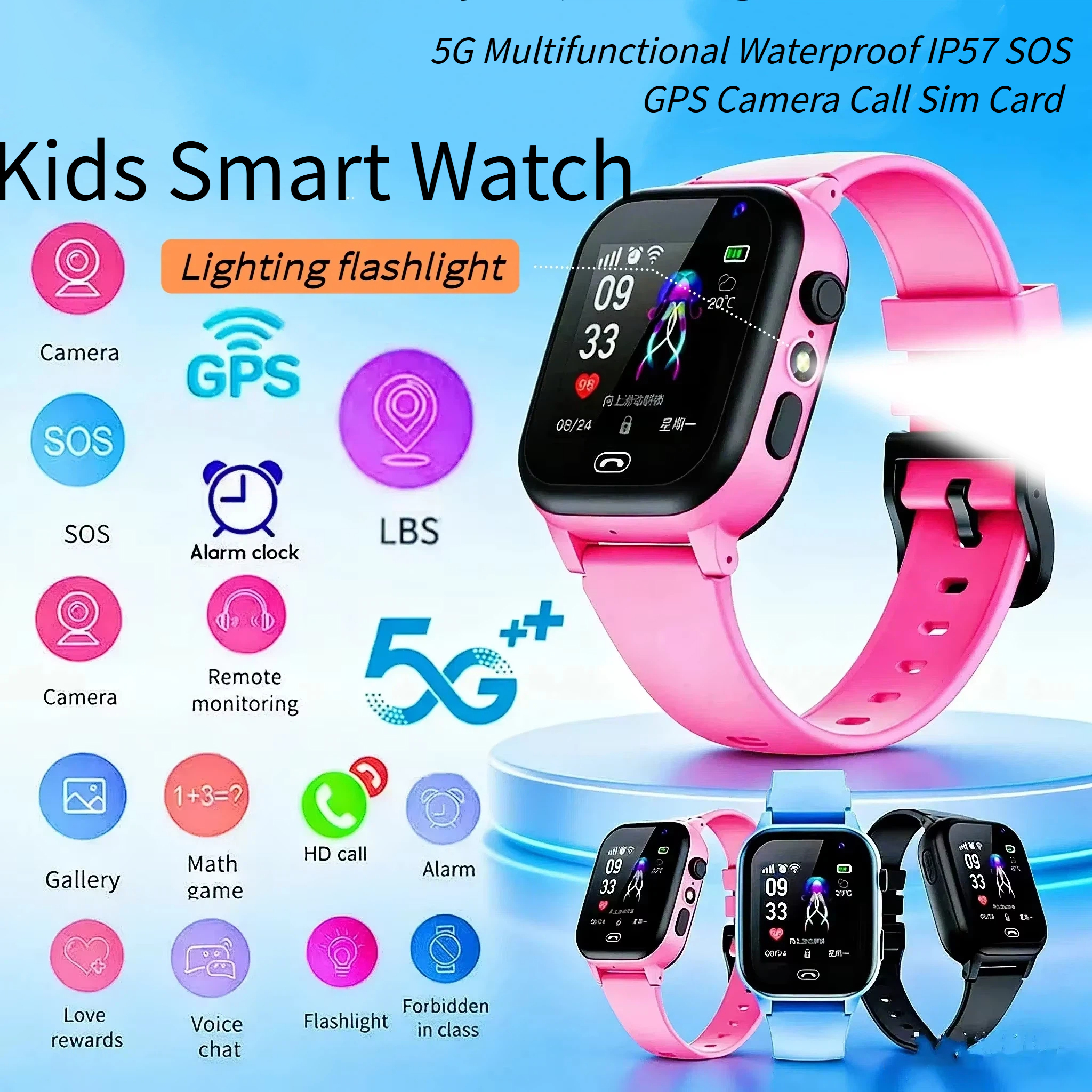 Lenovo Kids Smart Watch 5G GPS - Electronics Quiz บทวิจารณ์และราคา