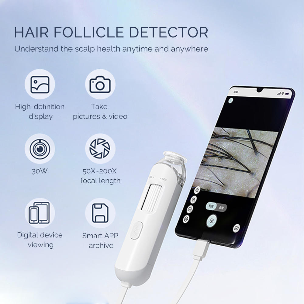 Visual Dermatoscope Scalp Dete - Electronics Quiz บทวิจารณ์และราคา