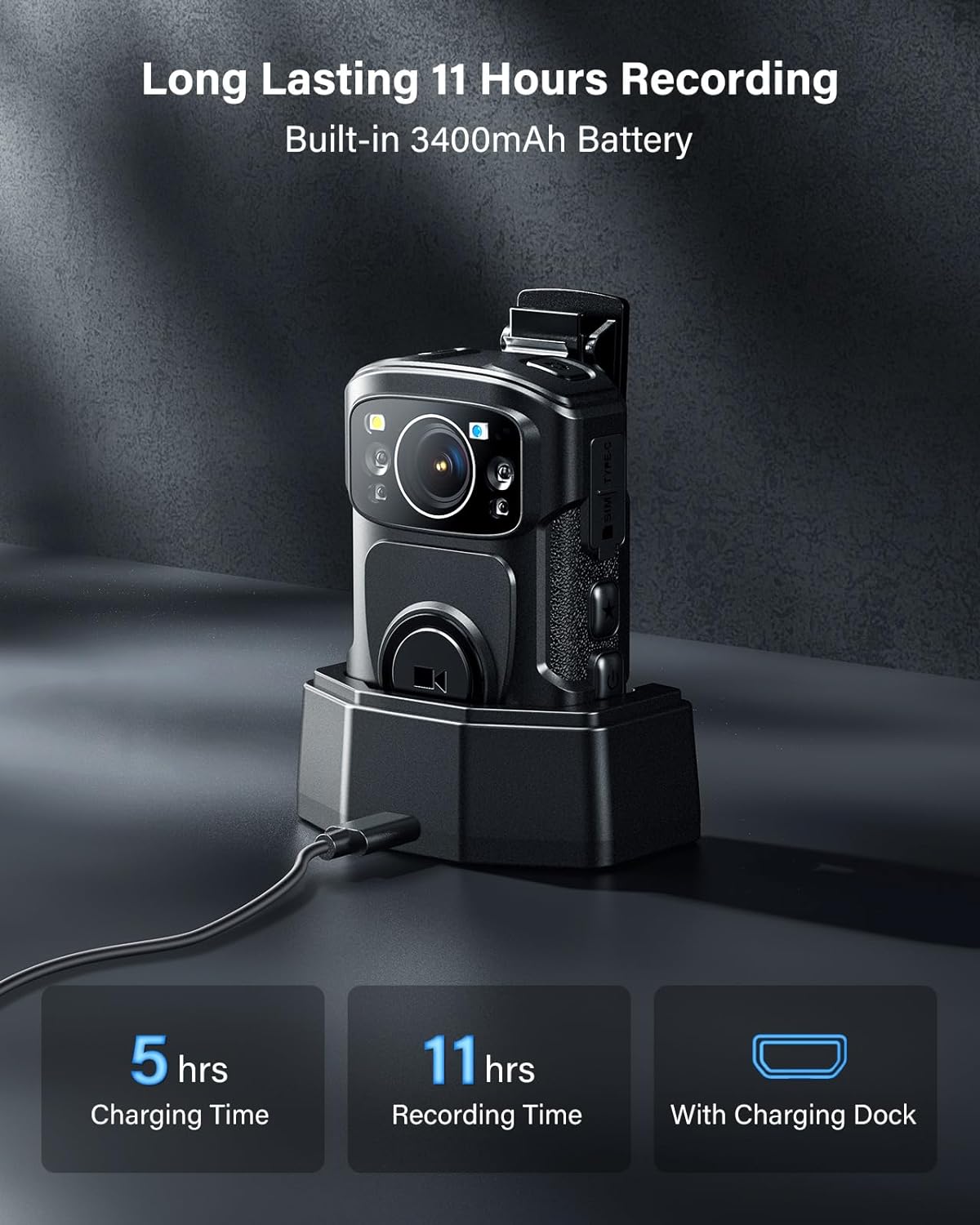 BOBLOV B4K5 4K Body Cam IP68 G - Compact Camera Mirrorless บทวิจารณ์และราคา