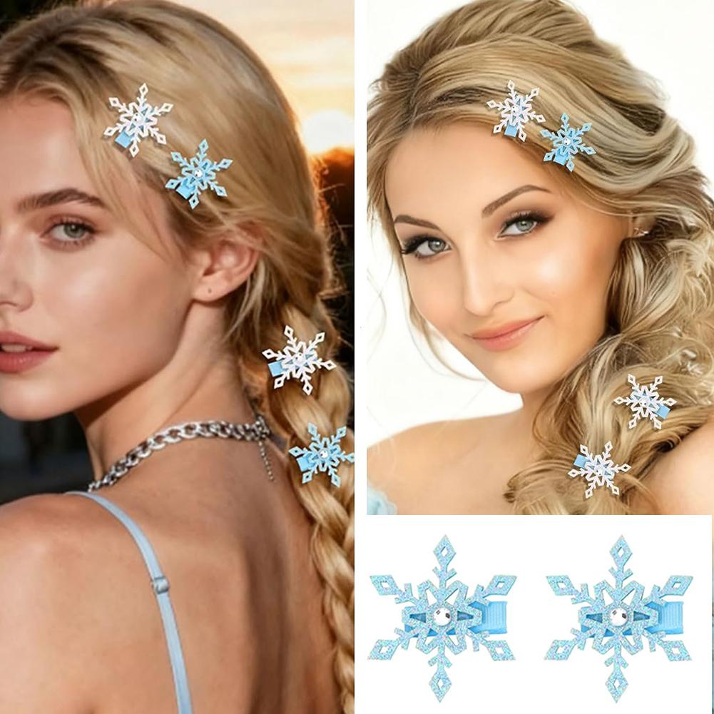 2pcs Children's Hairpin Shinin - Elsa Gadget บทวิจารณ์และราคา