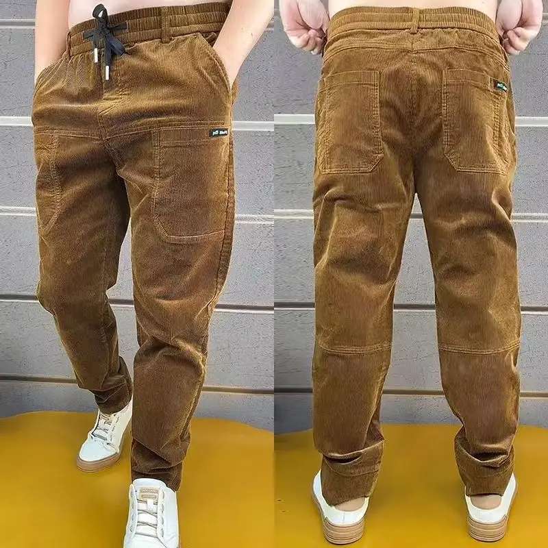 Corduroy Cargo Trousers Men's  - Smart Pen Digital บทวิจารณ์และราคา