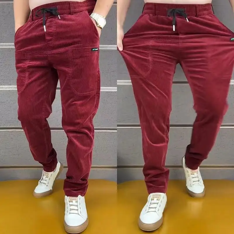 Corduroy Cargo Trousers Men's  - Smart Pen Digital บทวิจารณ์และราคา