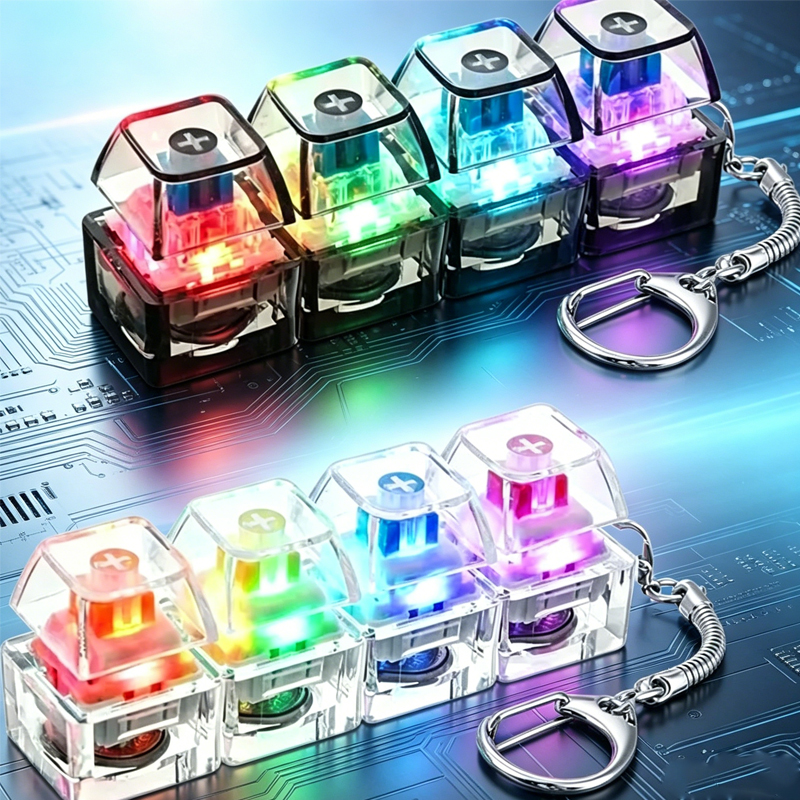 LED Keyboard Keychain; Fidget  - Electronics Gadgets For Kids บทวิจารณ์และราคา