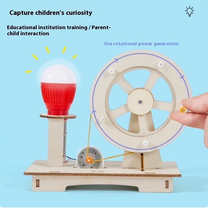 DIY Wooden Hand Generator Kids - Electronics Gadgets For Kids บทวิจารณ์และราคา
