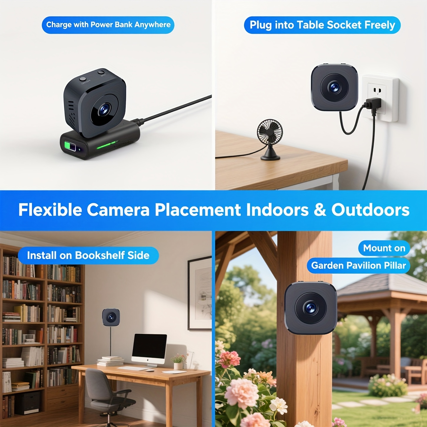 1080P HD Mini WiFi Camera Indo - Compact Camera Mirrorless บทวิจารณ์และราคา