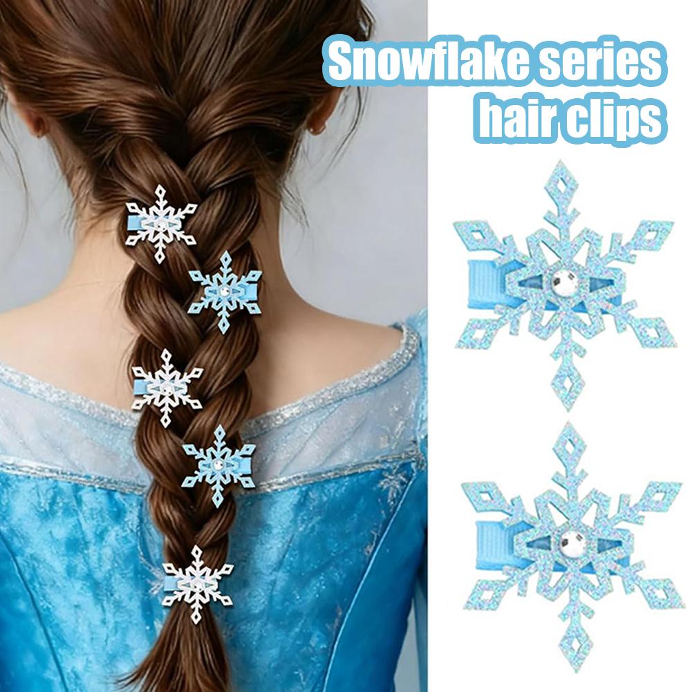 2pcs Winter New Frozen Snowfla - Elsa Gadget บทวิจารณ์และราคา