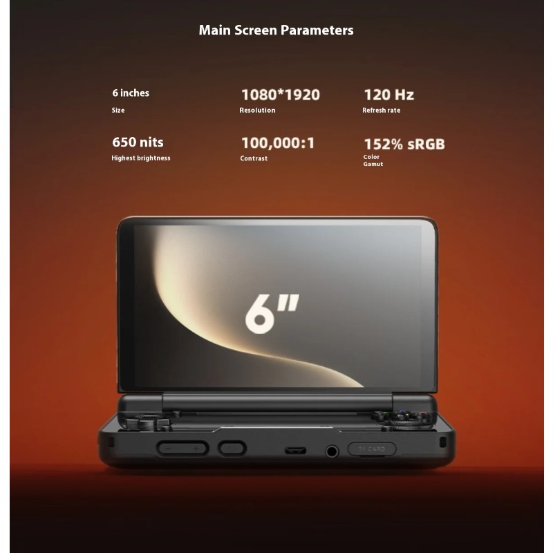 6inch 1080P 120Hz AMOLED Scree - Handheld Game Console บทวิจารณ์และราคา