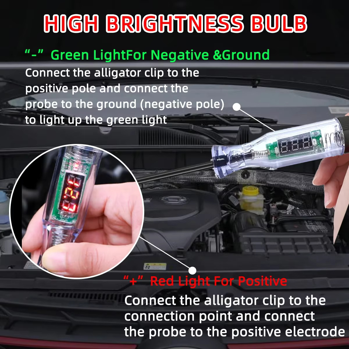 5V-120V Car Tester Pen Voltage - Electronics Quiz บทวิจารณ์และราคา