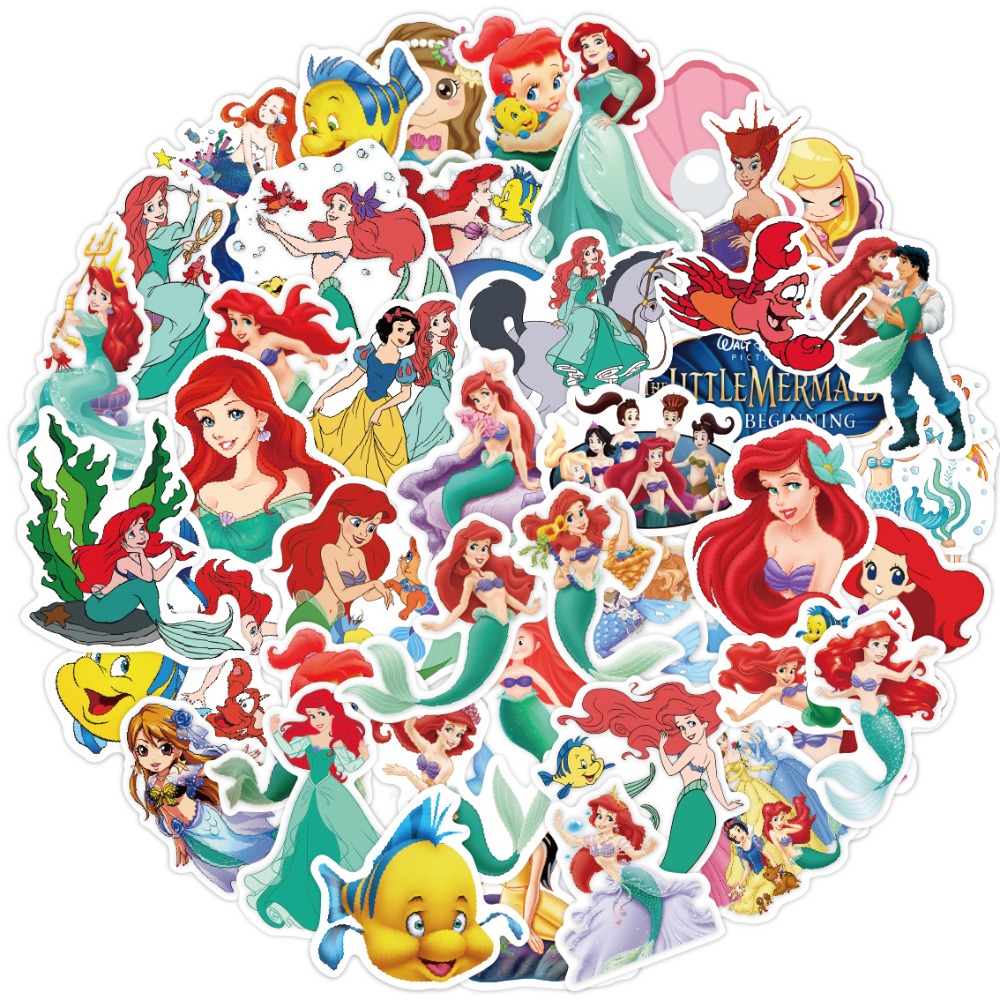 50pcs Elsa Mermaid Cartoon Gra - Elsa Gadget บทวิจารณ์และราคา
