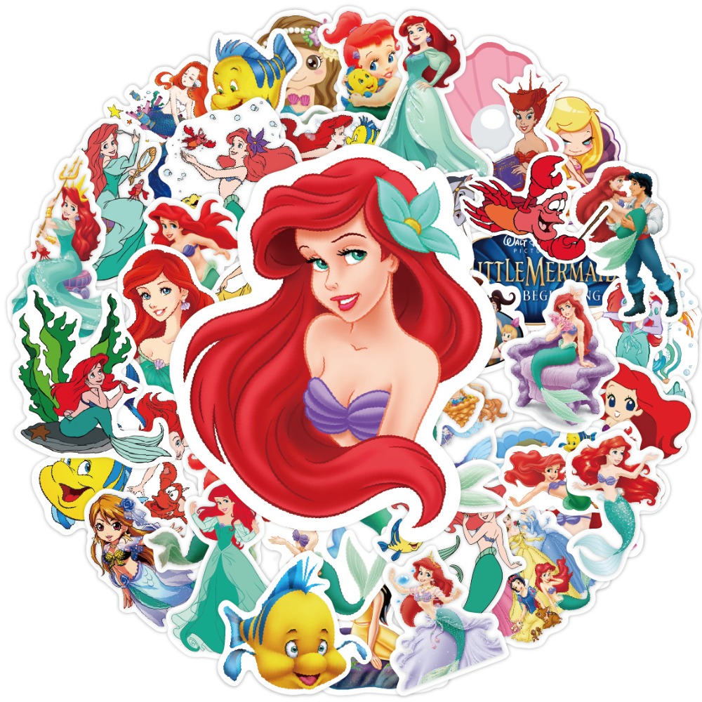 50pcs Elsa Mermaid Cartoon Gra - Elsa Gadget บทวิจารณ์และราคา