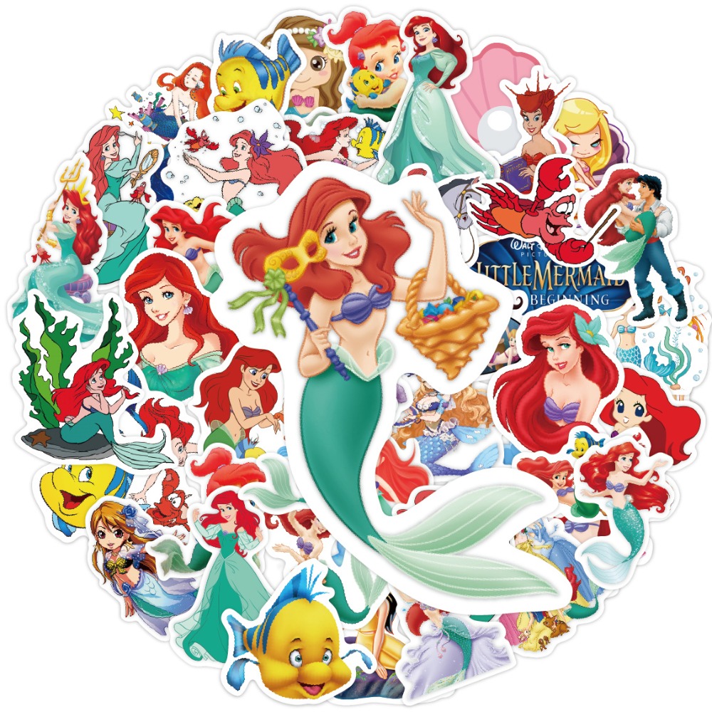 50pcs Elsa Mermaid Cartoon Gra - Elsa Gadget บทวิจารณ์และราคา