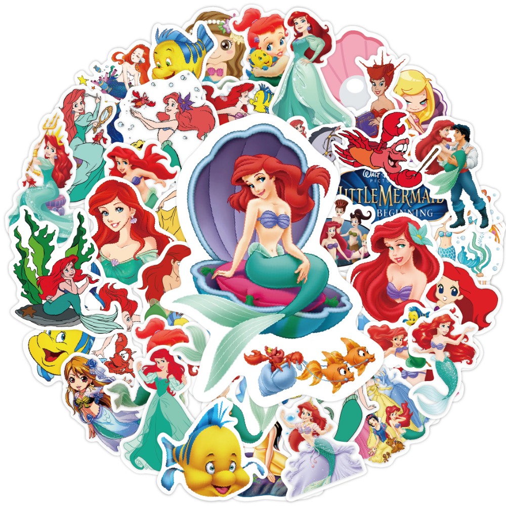 50pcs Elsa Mermaid Cartoon Gra - Elsa Gadget บทวิจารณ์และราคา