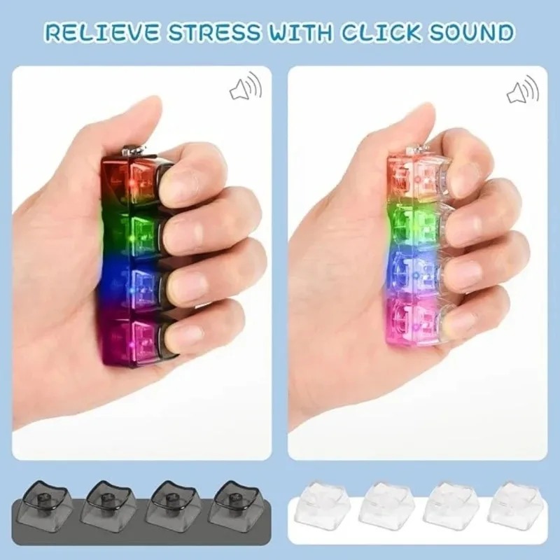 LED Keyboard Keychain Fidget T - Electronics Gadgets For Kids บทวิจารณ์และราคา